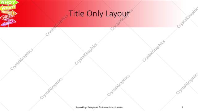 Title Only presentation slide layout