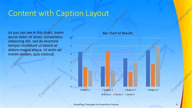 Content with Caption presentation slide layout