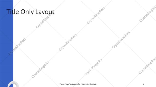 Title Only presentation slide layout