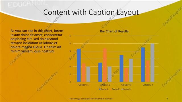 Content with Caption presentation slide layout