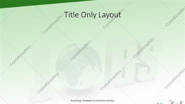 Title Only presentation slide layout