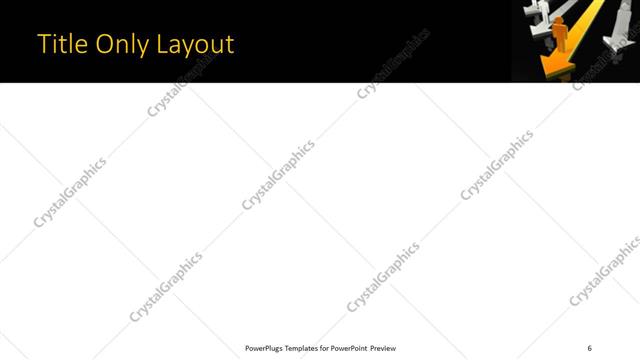 Title Only presentation slide layout