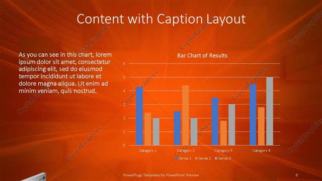 Content with Caption presentation slide layout