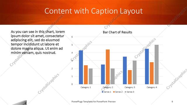 Content with Caption presentation slide layout