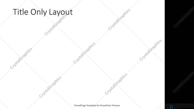 Title Only presentation slide layout