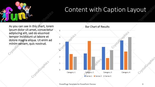 Content with Caption presentation slide layout