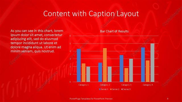 Content with Caption presentation slide layout