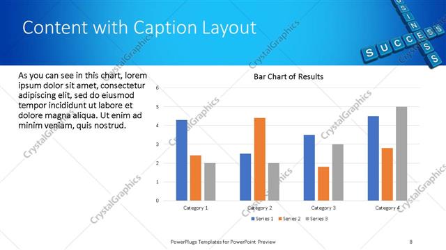 Content with Caption presentation slide layout