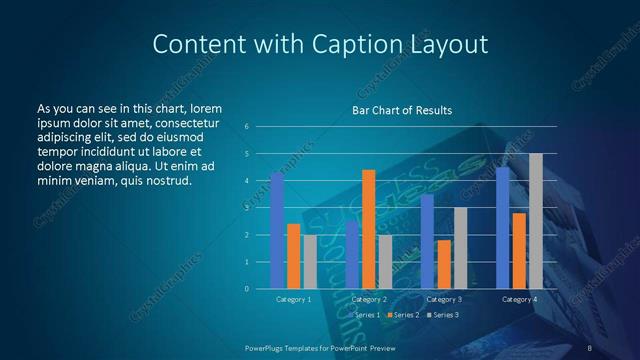 Content with Caption presentation slide layout