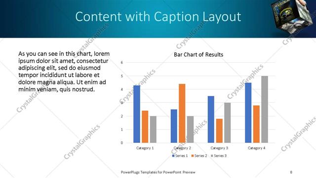 Content with Caption presentation slide layout