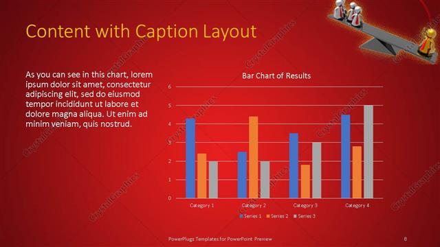 Content with Caption presentation slide layout