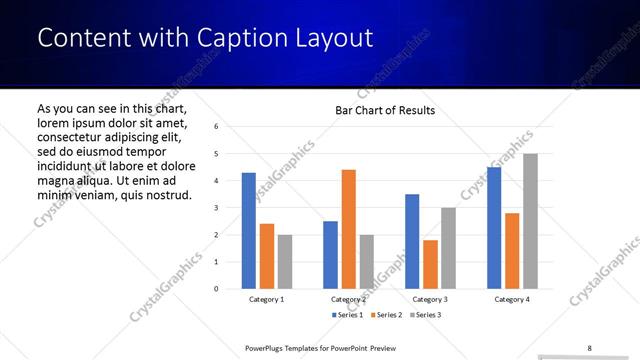 Content with Caption presentation slide layout
