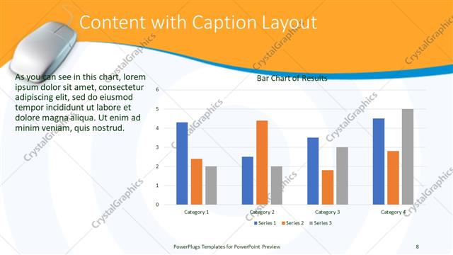 Content with Caption presentation slide layout