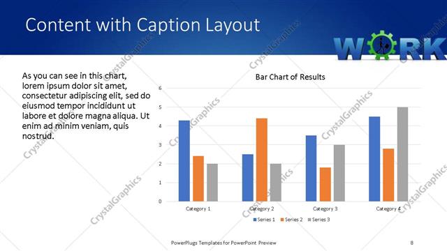 Content with Caption presentation slide layout