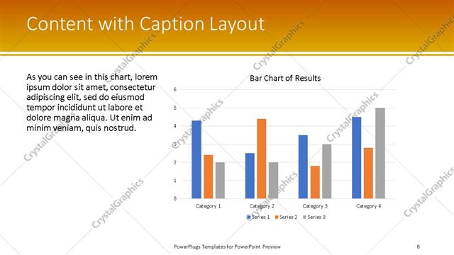Content with Caption presentation slide layout