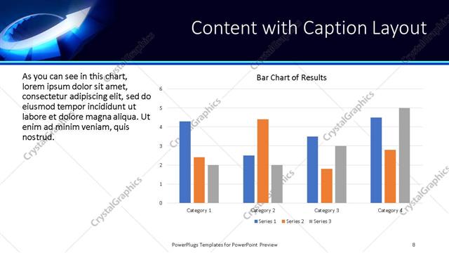 Content with Caption presentation slide layout