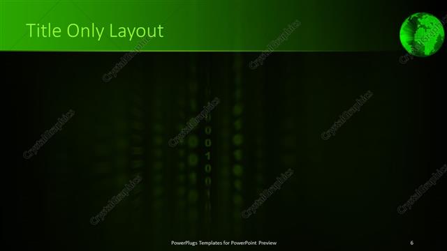 Title Only presentation slide layout