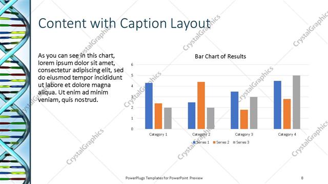 Content with Caption presentation slide layout