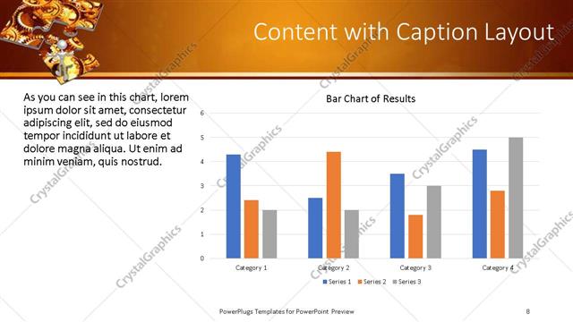 Content with Caption presentation slide layout
