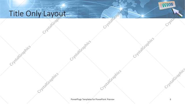 Title Only presentation slide layout