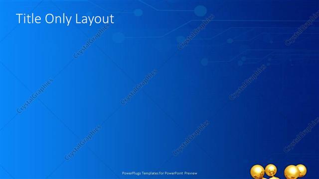 Title Only presentation slide layout