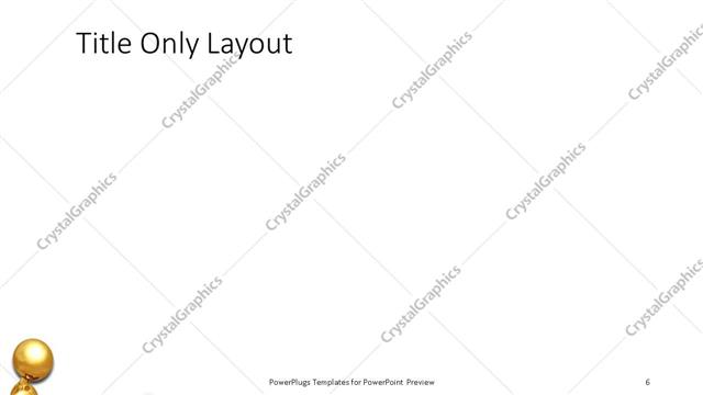 Title Only presentation slide layout