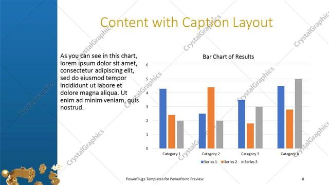 Content with Caption presentation slide layout