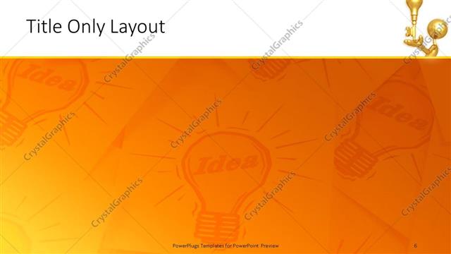 Title Only presentation slide layout