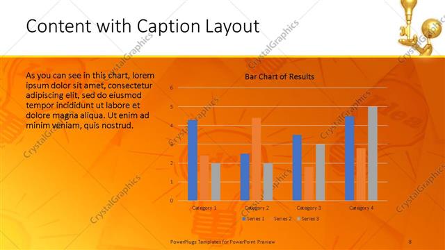 Content with Caption presentation slide layout
