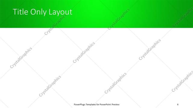 Title Only presentation slide layout