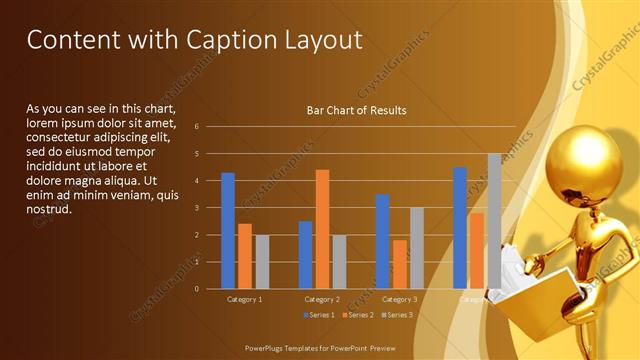 Content with Caption presentation slide layout