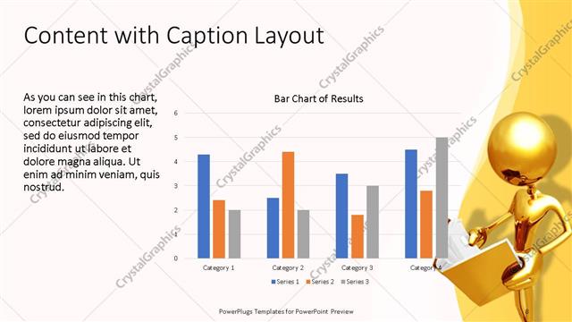 Content with Caption presentation slide layout