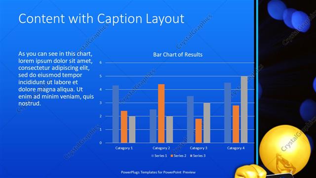 Content with Caption presentation slide layout