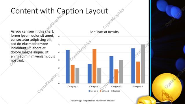 Content with Caption presentation slide layout