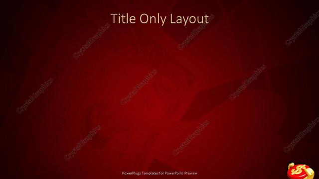Title Only presentation slide layout