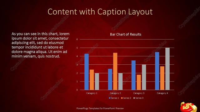 Content with Caption presentation slide layout