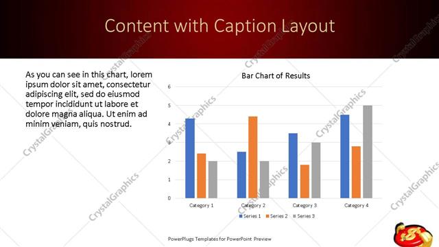 Content with Caption presentation slide layout