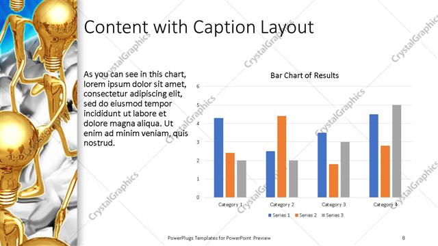 Content with Caption presentation slide layout