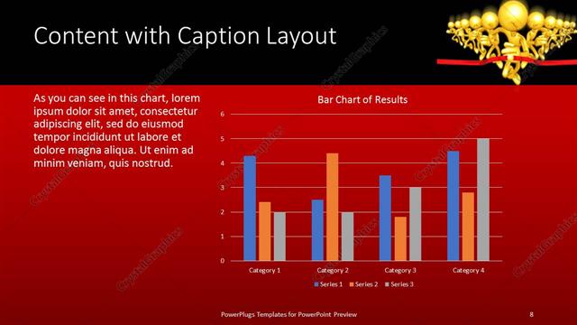 Content with Caption presentation slide layout