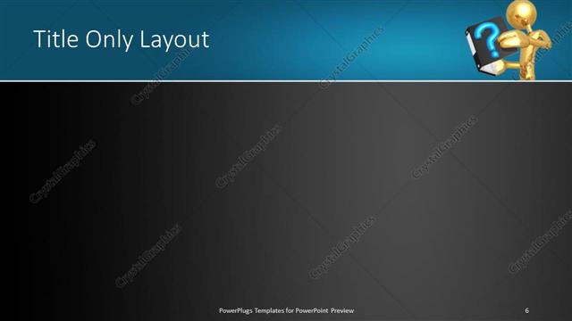 Title Only presentation slide layout