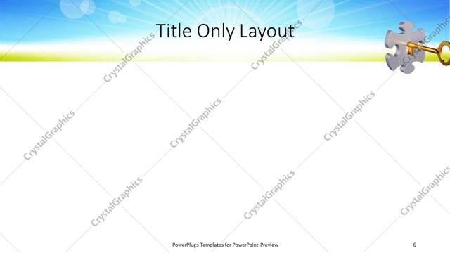 Title Only presentation slide layout