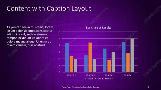 Content with Caption presentation slide layout