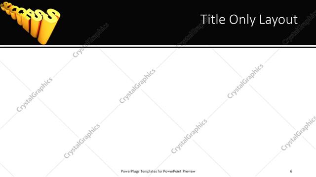 Title Only presentation slide layout