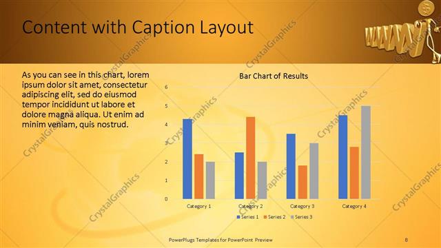 Content with Caption presentation slide layout