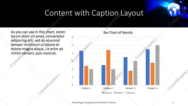Content with Caption presentation slide layout