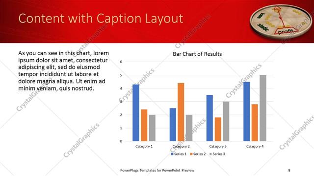 Content with Caption presentation slide layout
