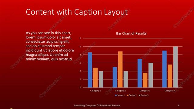 Content with Caption presentation slide layout