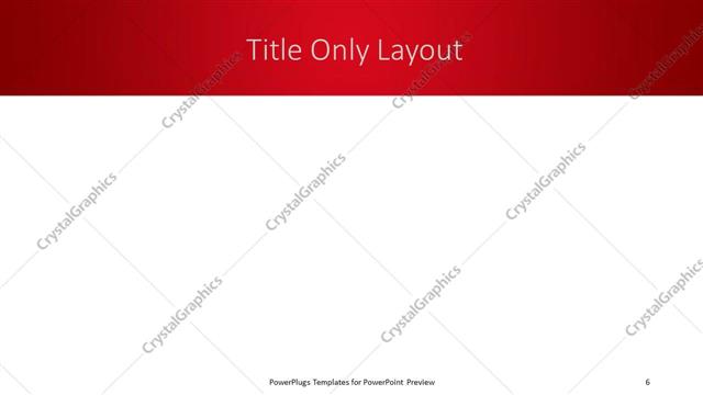 Title Only presentation slide layout
