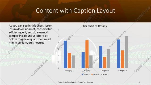Content with Caption presentation slide layout
