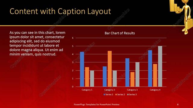 Content with Caption presentation slide layout